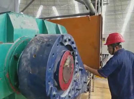 歐漢特電動滾筒應用現(xiàn)場