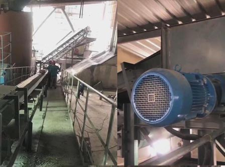 歐漢特電動滾筒應用現(xiàn)場